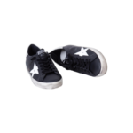 Golden Goose Super-Star – Black White Leather - Image 4