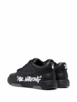 OFF-WHITE Out Of Office OOO "For Walking" Low Tops Black White - Image 3