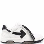OFF-WHITE Out Of Office OOO 30 MM Low Tops Black White Blue