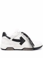 OFF-WHITE Out Of Office OOO 30 MM Low Tops Black White Blue