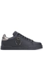 Dolce & Gabbana Portofino Crown Patch Black