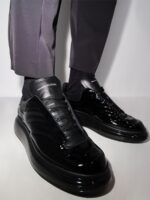 Alexander McQueen Oversized Black Lux Gloss - Image 5