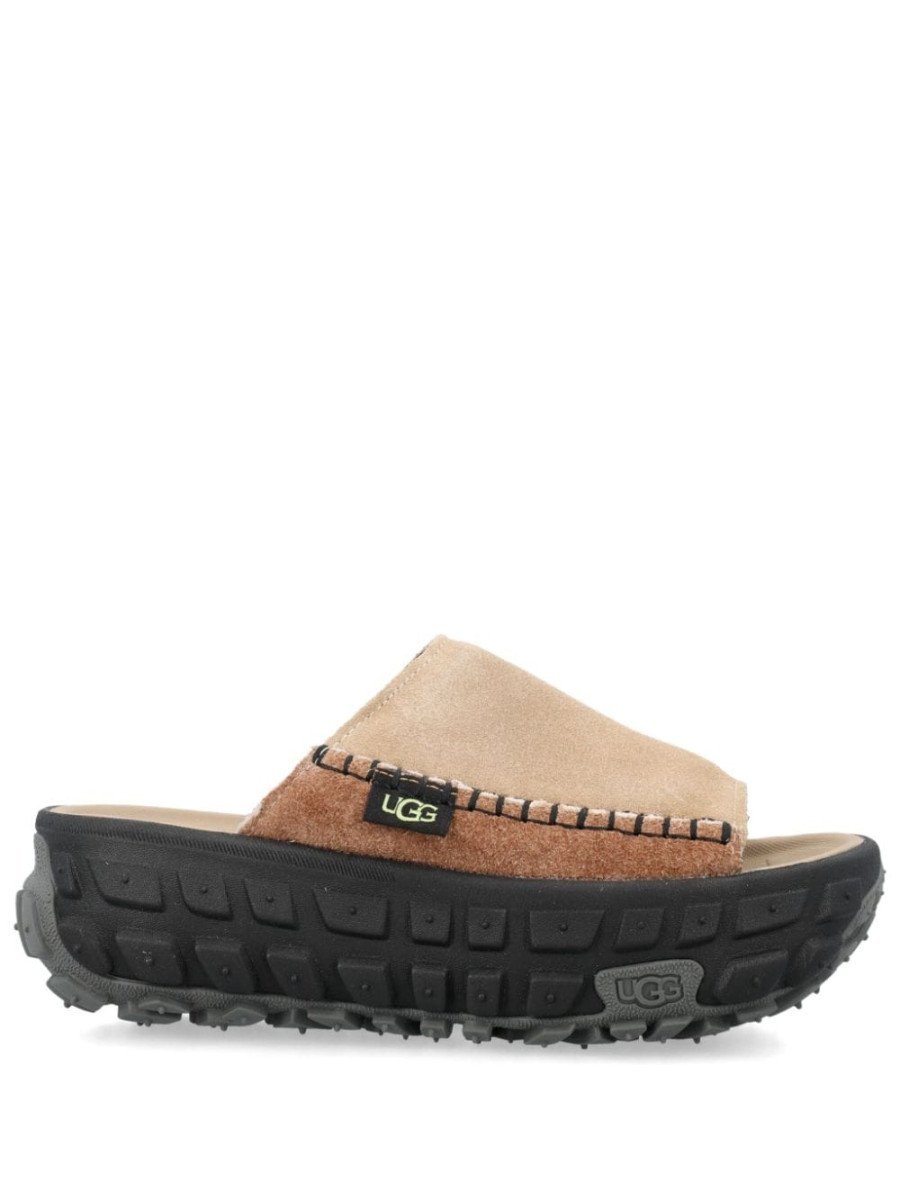 IMG_4660.jpeg UGG Venture Daze suede Black slides - Image 1