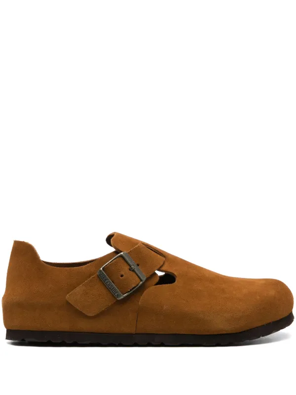 IMG_6498.webp Birkenstock London suede sandals Brown - Image 1
