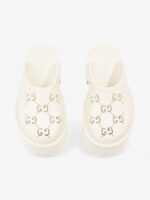 Gucci Elea perforated rubber platform mules - Image 3
