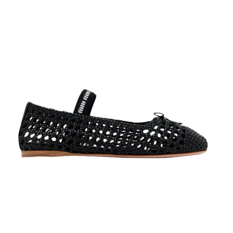IMG_7226.webp Miu Miu Woven nappa leather ballerinas for Women - Image 1