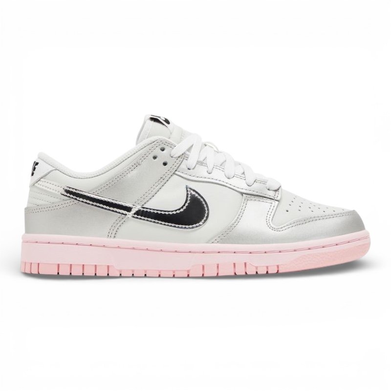IMG_7253.jpeg Nike Dunk Low Metallic Silver Pink - Image 1