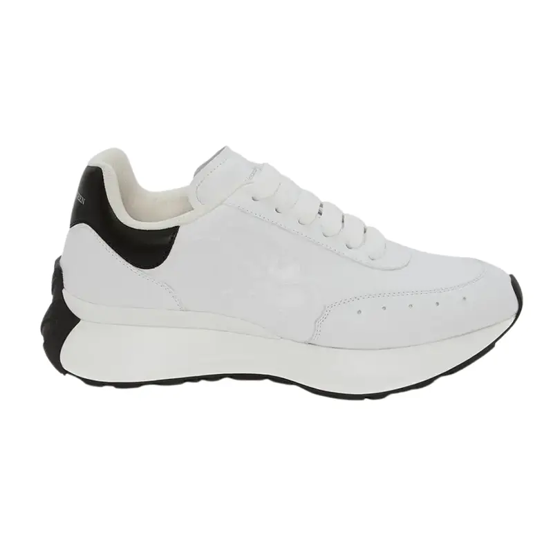 IMG_7524.webp Alexander Mcqueen Oversized Graffiti Sprint Runner – White Black - Image 1