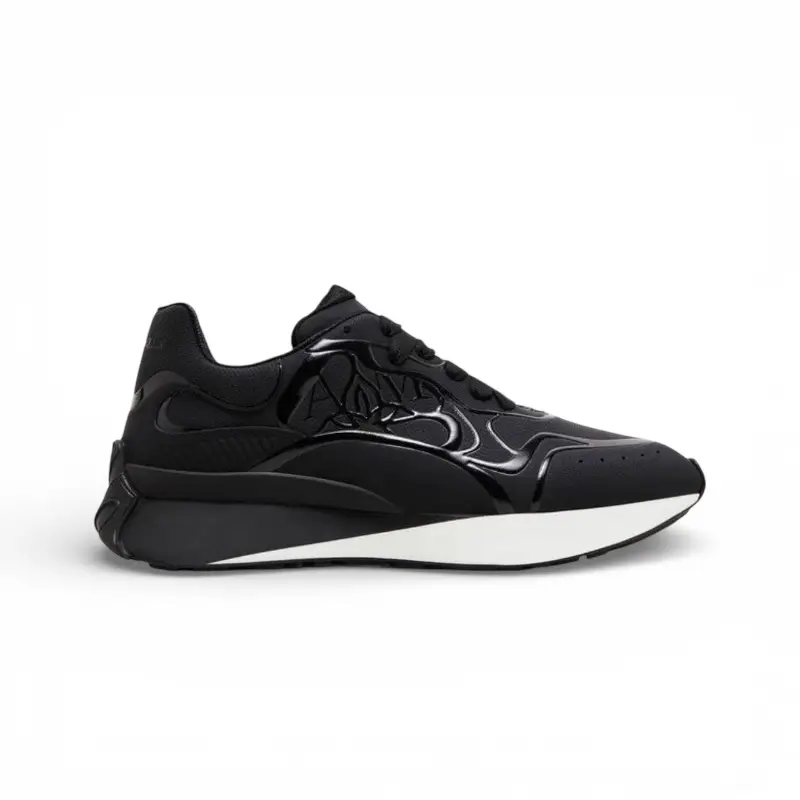 IMG_7529.webp Alexander McQueen Sprint Runner ‘Black White’ - Image 1
