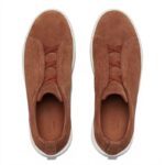 Zegna Suede Triple Stitch Tobacco Men’s - Image 3