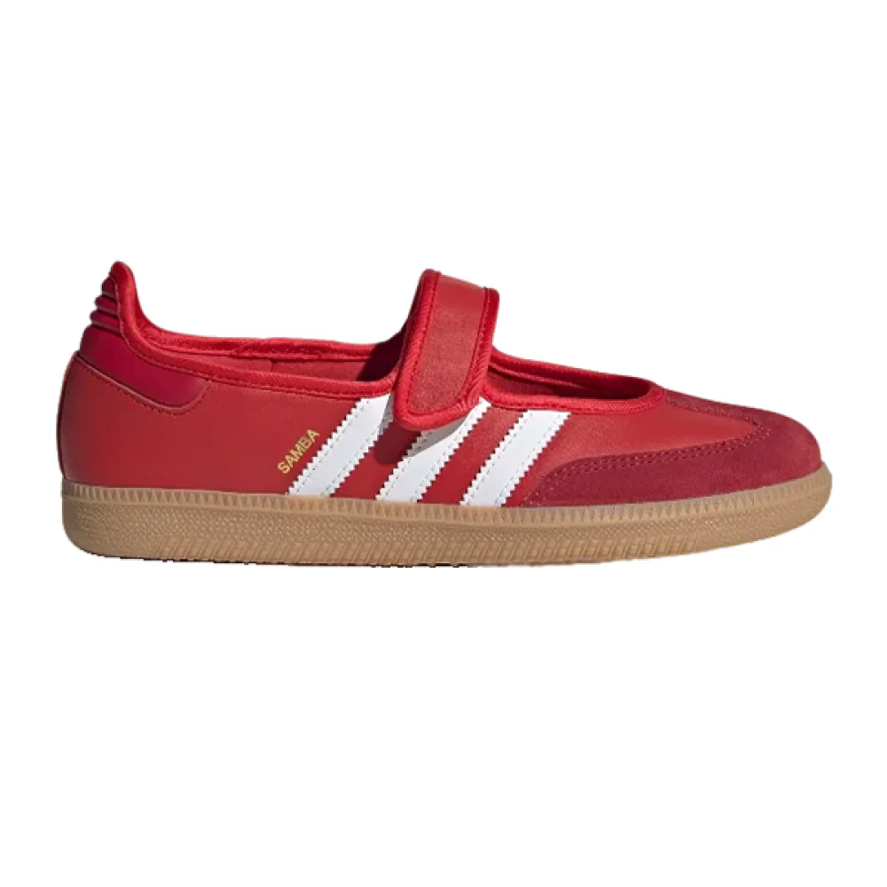 IMG_9075.webp Adidas Samba mary Jane Women’s Ballerina in Red - Image 1
