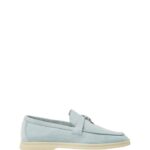 Loro Piana Summer Charms Walk Loafer Suede Spring Waterfall Melange