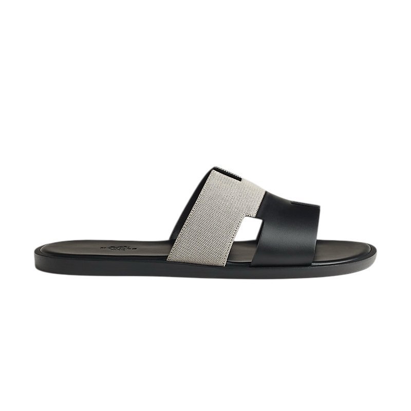 Photoroom_20250802_214003.jpg Hermes Izmir sandal Prunoir Noir - Image 1