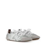 Louis Vuitton LV Sneakerina Metallic Grained Silver - Image 2