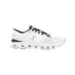 On Men's Cloud X 4 running shoes in white/black, featuring a distinctive CloudTec® sole and knitted mesh construction.