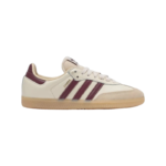Adidas Samba OG in the "Wonder White/Shadow Red/Gum"