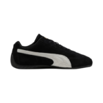 Puma Speedcat OG sneakers feature a black suede upper with a white formstrip