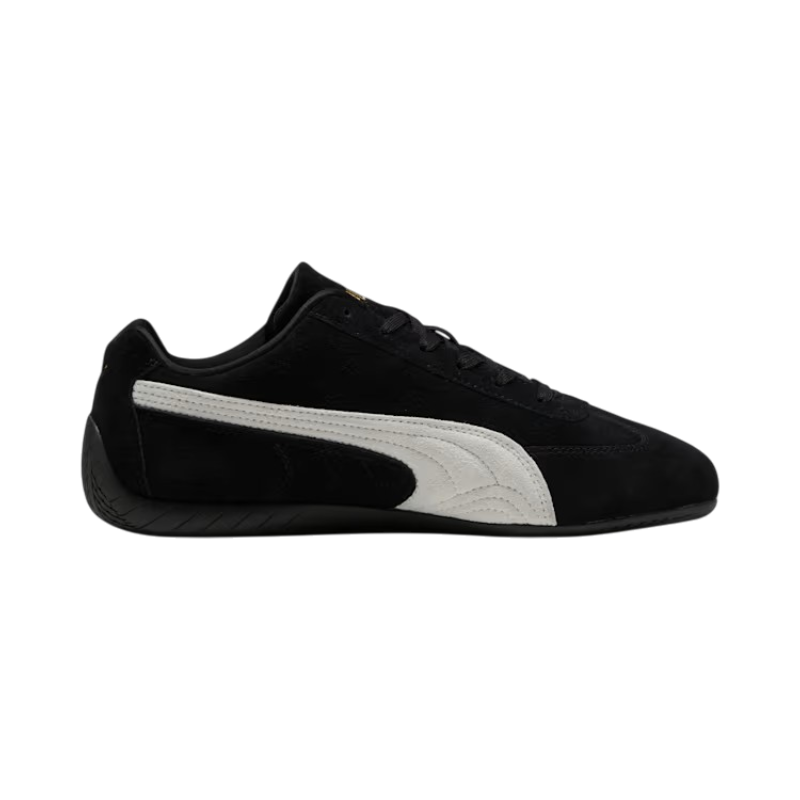 Speedcat-OG-Sneakers-Unisex (5) Puma Speedcat OG sneakers feature a black suede upper with a white formstrip - Image 1
