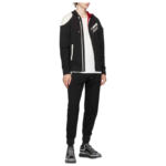 Alexander McQueen Oversized sneakers feature a sleek black calf leather upper contrasted by a bold white outline - Image 6