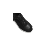 Hermès Bouncing sneakers in black with a distinctive white and black contrasting rubber sole - Image 3