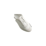 Hermès Bouncing sneakers feature white calfskin with a distinctive black "H" logo on the side. - Image 4