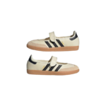 Adidas Samba Mary-Jane sneakers feature a beige leather upper, black leather stripes - Image 6